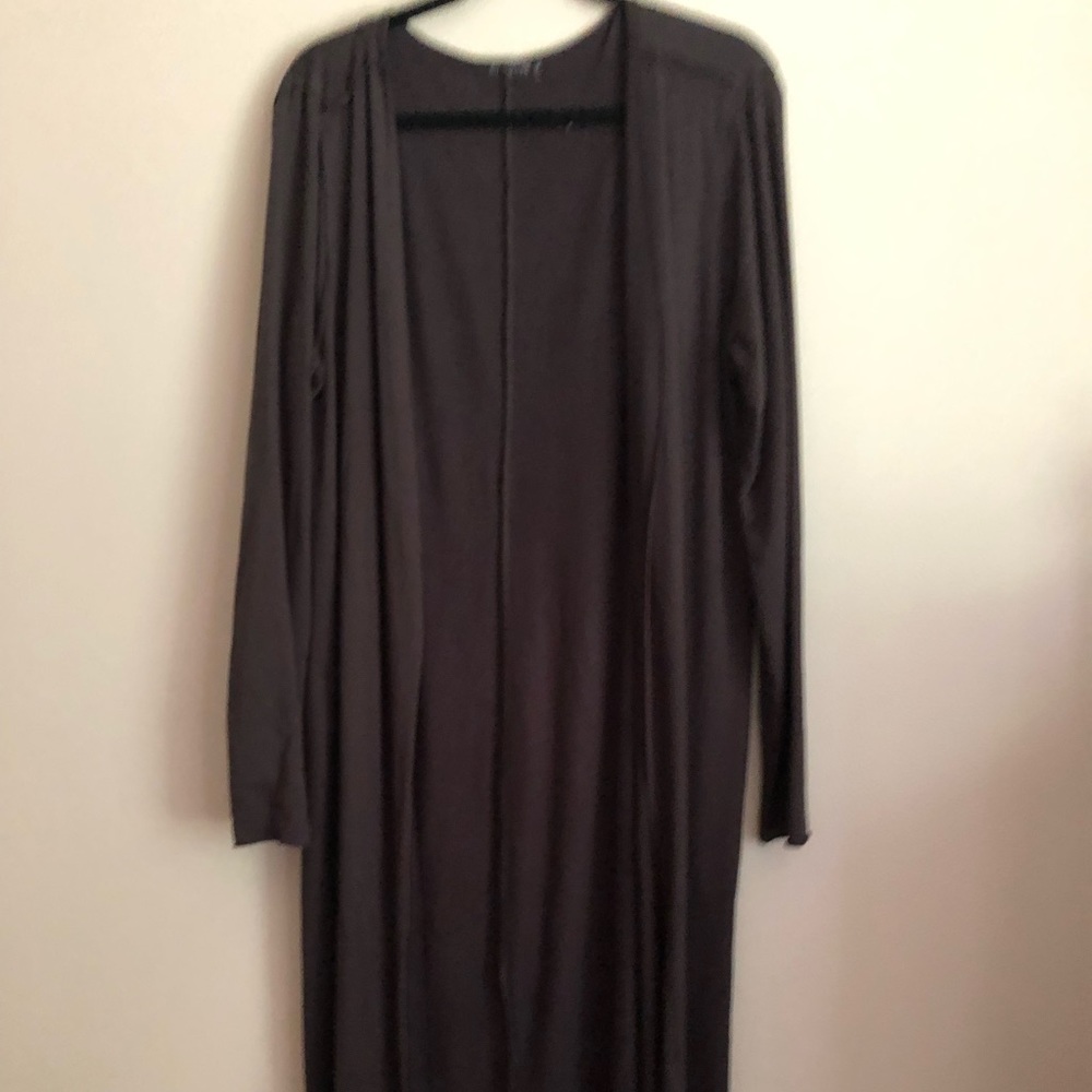 Cut Loose Patchwork Dark Grey Duster